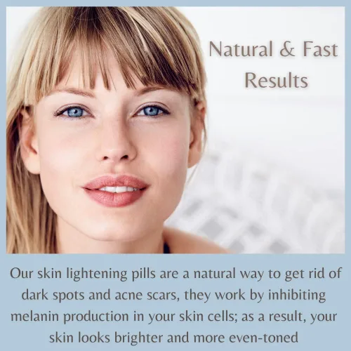 Vista 3 de Píldoras blanqueadoras de glutatión - Recupera tu juventud, deshazte de manchas oscuras, cicatrices de acné e hiperpigmentación - Píldoras naturales