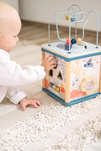 Vista 9 de Small Foot 11910 Motor Skills Cube Underwater World, Azul