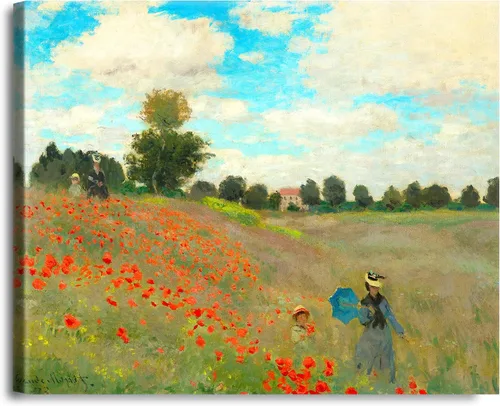 Vista 46 de A&T ARTWORK Antibes Seen from The Salis Gardens de Claude Monet Las Obras de Arte Clásico Mundial Reproducciones, Impresiones de Arte en Lienzo