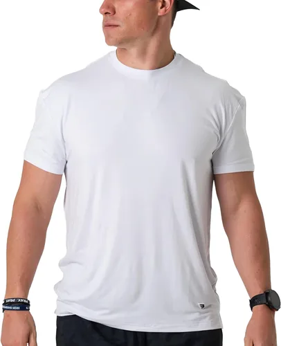 Vista 9 de BURLEBO Go to Tee - Camiseta ligera de rendimiento para hombre con protección solar UPF 50