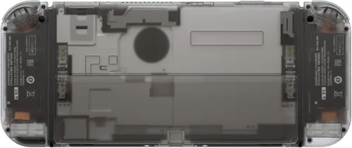 Vista 9 de eXtremeRate DIY Full Set Shell for Nintendo Switch OLED, Replacement Console Back Plate & Kickstand, Custom NS Handheld Controller Housing with Full