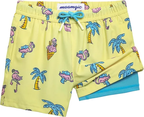 Vista 72 de maamgic Traje de baño para niños con forro de compresión elástico para niño