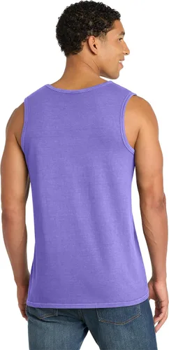Vista 3 de Port & Co Playa Wash - Camiseta sin mangas teñida con prenda-PC099TT Amatista