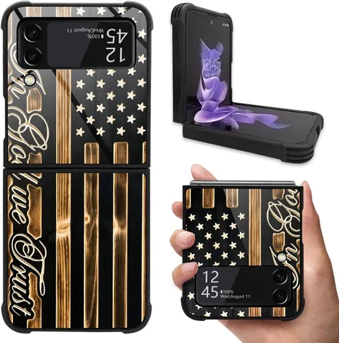 Vista 15 de DAIZAG Funda compatible con Samsung Galaxy Z Flip 3 5G, protección completa, a prueba de golpes, antiarañazos, funda de poliuretano termoplástico