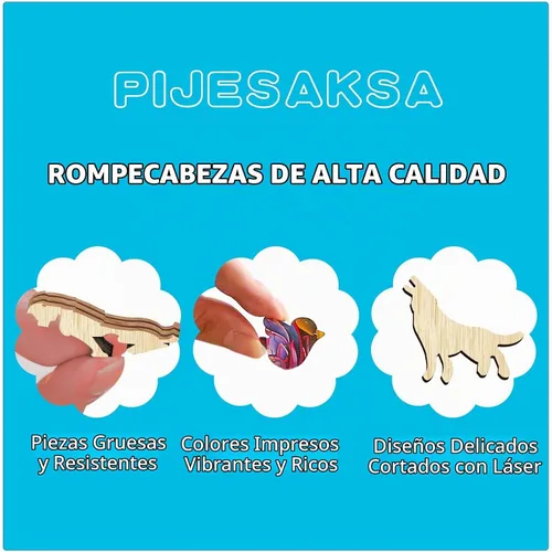 Vista 6 de Rompecabezas de madera para adultos - Rompecabezas de madera