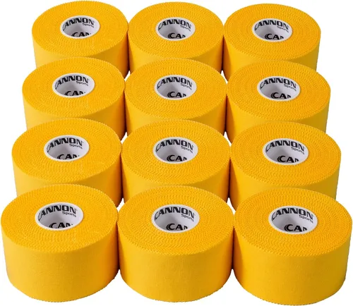 Vista 10 de Cannon Sports Cinta atlética de alta calidad, 1.5 pulgadas x 45 pies por rollo, fácil de rasgar, sin residuos pegajosos, muy fuerte, hipoalergénica