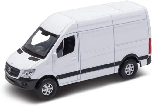 Vista 12 de KiNSMART - Mercedes-Benz Sprinter Cargo Van 1:48 O Escala 5" Modelo de Metal Fundido a Presión Furgoneta de juguete, acción de tracción (4 juegos)