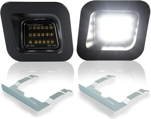 Vista 14 de D-Lumina Luces LED para matrícula, montaje de lámpara para Volkswagen VW Golf GTI MK4 MK5 MK6 MK7 CC Rabbit Polo EOS Phaeton Beetle Passat Scirocco