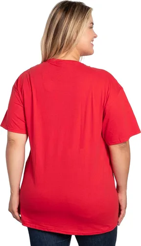 Vista 3 de DC Comics Wonder Woman - Camiseta de talla grande con logotipo estampado gráfico de disfraz 100% algodón
