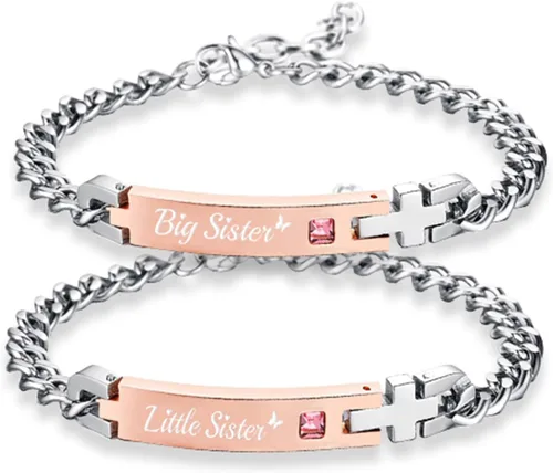 Vista 5 de Regalo para enamorado, para él y ella, pulseras grabadas personalizadas para parejas, para mujeres y hombres, juego a juego, regalo de aniversario