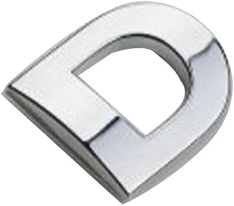 Vista 10 de Anso 1x Pegatina para Parachoques de Coche Auto de Metal Cromado DIY Letras 3D Digital Alfabeto Emblema