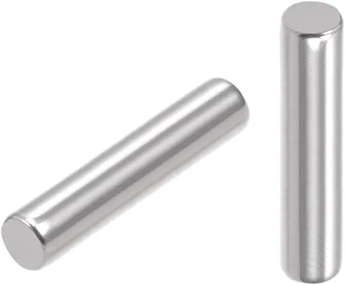 Vista 10 de uxcell 100 clavijas de acero inoxidable 304 de 0.059 in x 0.236 in, estantes de soporte, color plateado