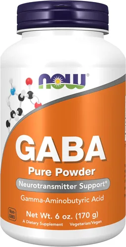Vista 9 de NOW Suplementos, GABA, Apoyo Cognitivo*, Sabor a Naranja, 90 Masticables
