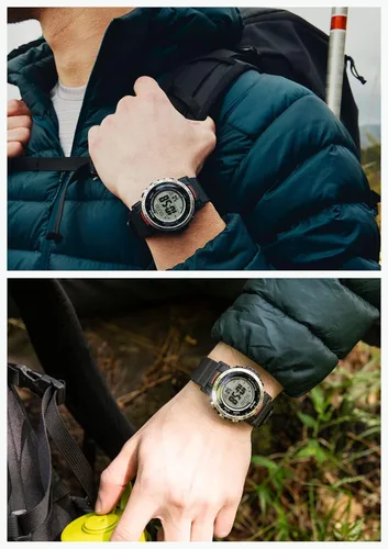 Vista 5 de Casio PRW-35-1AJF Línea de escalador PRO Trek Importación de Japón Modelo de mayo de 2023, Negro -, Moderno