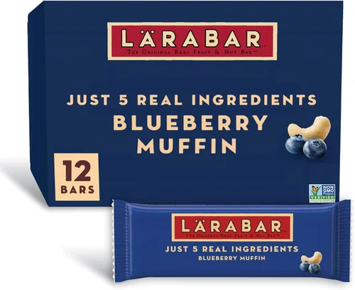 Vista 10 de Larabar - Muffin, barras veganas de frutas y nueces sin gluten, 6 unidades Sin gluten, vegano, sin lácteos, kosher, sin soja, sin OMG, 5