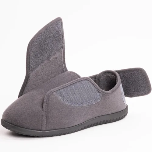 Vista 4 de EuropeanSoftest - Pantuflas clásicas con forro de rizo francés para mujer, con espuma viscoelástica 80-D, transpirables, lavables, para interiores