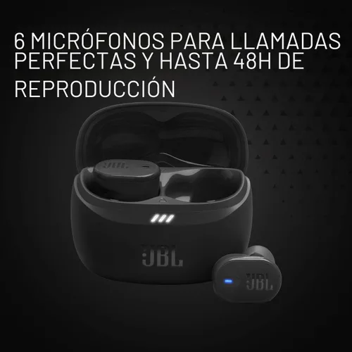 Vista 7 de JBL TBUDS2BLK Tune Buds 2 Auriculares inalámbricos verdaderos con cancelación de ruido adaptativa - Negro