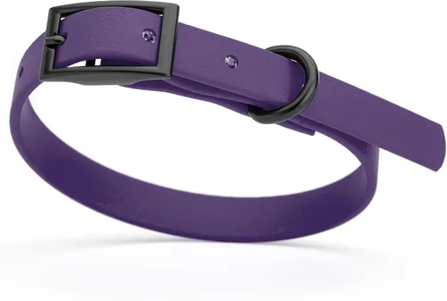 Vista 136 de Dogline Biothane - Collar impermeable para perro con hebilla de liberación rápida, resistente cincha de nailon recubierta con resistente y a prueba