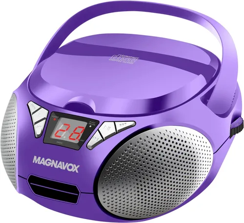 Vista 10 de Magnavox MD6924 - Caja de CD portátil con radio estéreo AM/FM Negro