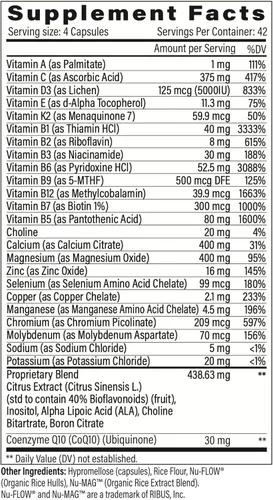 Vista 4 de StellaLife DentaMedica - Soporte nutricional multivitamínico diario vegano para una recuperación más rápida de la cirugía dental, VIT D3 K2 C B Zinc