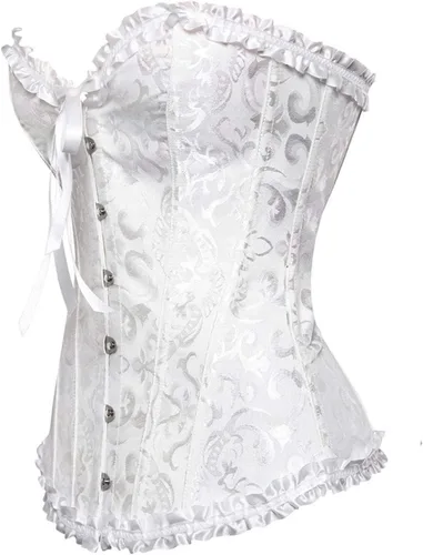 Vista 17 de EVAbaby Corsé sexy con huesos florales para mujer, corsé moldeador de cuerpo