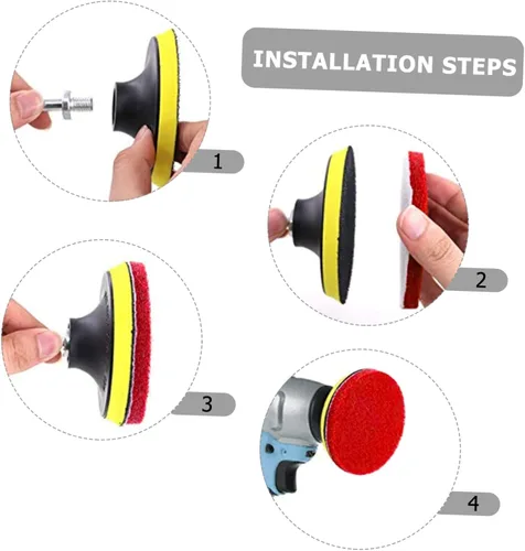 Vista 6 de 2 juegos de 11 cepillos de limpieza para taladro, kit de broca de vidrio para cocina, kit de limpieza de cepillo de limpieza de cepillo accesorio