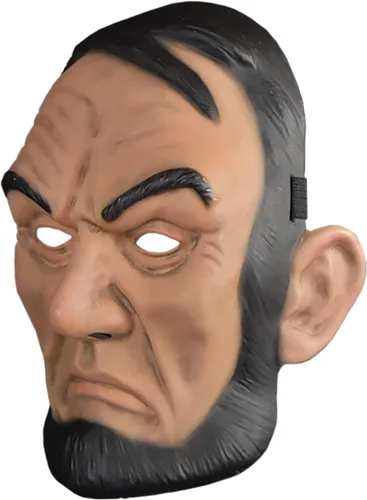Vista 2 de Trick Or Treat Studios The Purge Abe Lincoln Máscara talla única Marrón