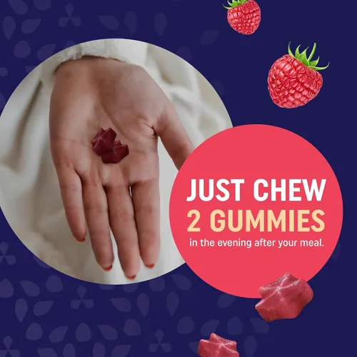 Vista 7 de Gomitas quemadoras de grasa nocturnas con melatonina para apoyar el sueño y la pérdida de peso Supresor del hambre y refuerzo del metabolismo