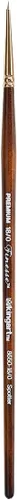 Vista 18 de KINGART Premium Finesse 8020-0 Ultra Round Series - Cepillo para artista, pelo sintético Kolinsky Sable, mango corto, acuarela y pinturas al óleo