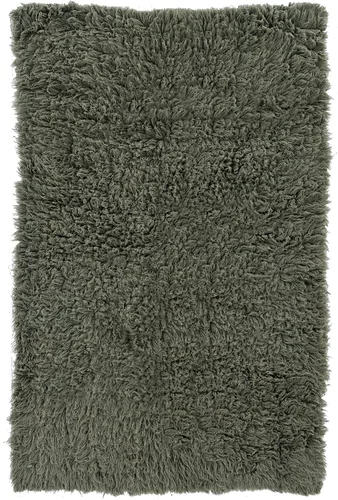 Vista 12 de Linon Flokati - Alfombra de 2 pies por 5 pies, 49.38 oz, borgoña