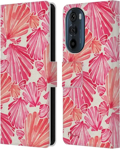 Vista 13 de Head Case Designs Officially Licensed Paul Brent Agate Mermaid Coastal Leather Book Wallet Case Cover Compatible with Motorola Edge 30