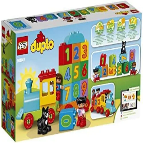 Vista 8 de LEGO Duplo, mi primer tren de números 10847, de preescolar