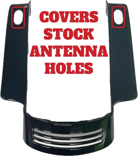 Vista 2 de Enchufe de orificio para antena de ciclo Kustom. Se adapta a Harley Touring 2006 a 2023+. Road Glide, Street Glide, Road King