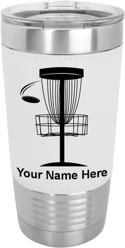 Vista 23 de LaserGram - Vaso personalizado de 20 onzas, Disc Golf (estilo béisbol)