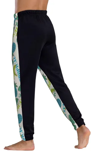 Vista 5 de Pantalones deportivos para hombre con diseño de mariposas y flores, con bolsillos, casuales, para correr, entrenamiento, para hombre