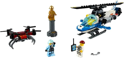 Vista 5 de LEGO City Sky Police Drone Chase 60207 Kit de construcción (192 piezas)