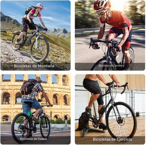 Vista 7 de OUXI Asiento de Bicicleta Cómodo Sillín de Bicicleta de Gel Cómodo de Repuesto Suave Acolchado con Absorción de Impactos Impermeable para MTB Negro