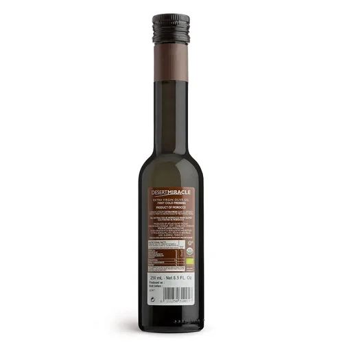 Vista 2 de DESERTMIRACLE Aceite de oliva marroquí rico en polifenoles prensado en frío, aceite de oliva orgánico extra virgen con altos polifenoles, primer