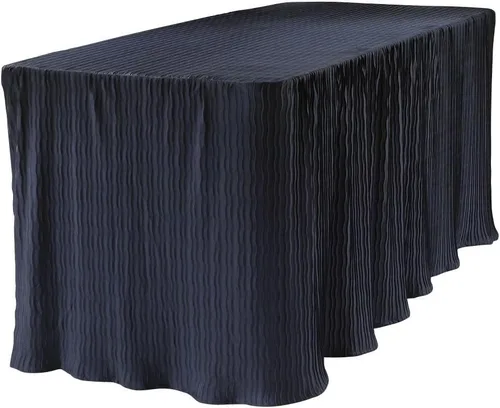 Vista 14 de The Folding Table Cloth 4 pies negro 24x48x29