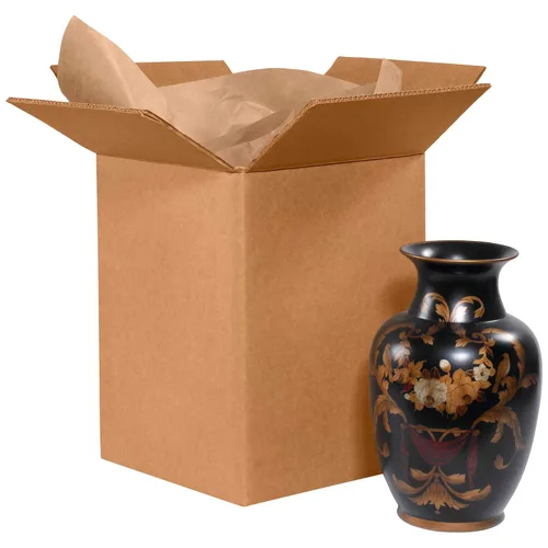 Vista 3 de BOX USA Rollo de papel kraft, 40#, 36" x 900', Kraft, papel 100% reciclado, ideal para embalaje, envoltura, manualidades, correos, envíos, embalajes