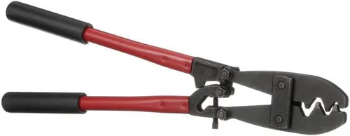 Vista 4 de Klein Tools Herramienta de crimpado grande 2006 con acción compuesta para terminales y terminales de 6-4/0 AWG, profundidad de crimpado ajustable