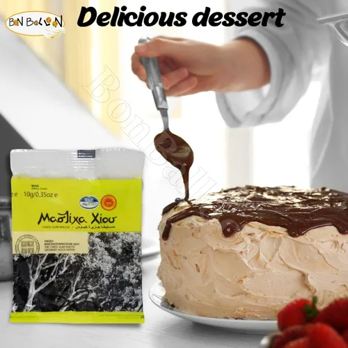 Vista 7 de Chios Pure Natural Gum Mastiha Mastiha Mastix Producto único con muchas cualidades beneficiosas utilizado en bebidas, panaderías y cocina