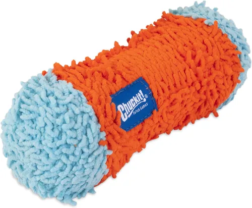 Vista 4 de Chuckit! Indoor Fetch Tumble - Juguete para perros (8.5 pulgadas), naranja y azul