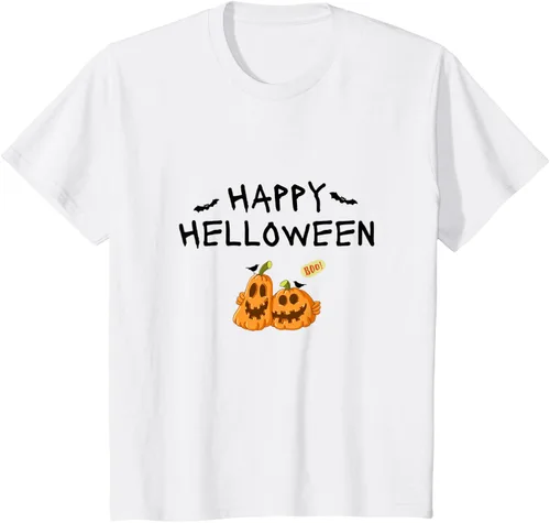 Vista 20 de Camiseta Helloween, Blanco