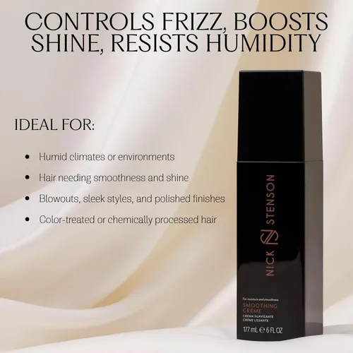 Vista 9 de Crema suavizante – para cabello rebelde – Repara, suaviza, fortalece, mantiene el brillo durante 2 – 3 días – Vegana y segura para el color – 6 onzas