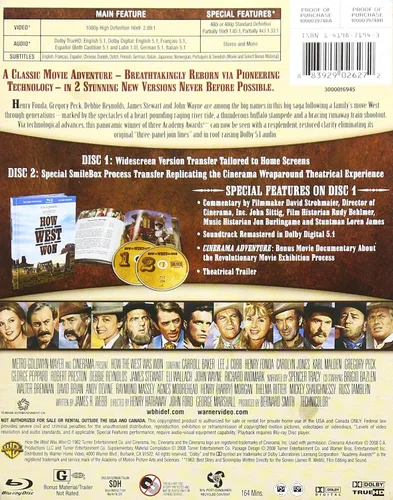 Vista 2 de How the West Was Won (Blu-ray Book Packaging)