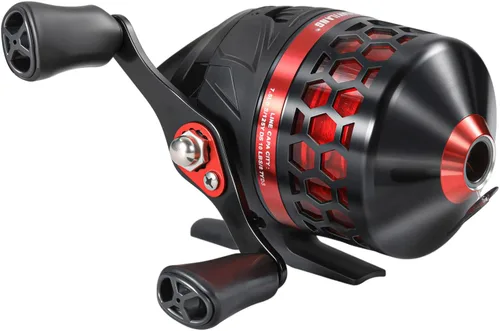 Vista 2 de Sougayilang Spincast - Carrete de pesca, relación de engranajes de alta velocidad 3.9:1, diseño de cebo de botón sin problemas y mango reversible