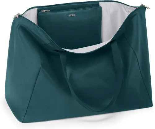 Vista 16 de TUMI Just In Case Tote - Bolsa de viaje plegable para mujeres y hombres - Lleva accesorios de viaje fácilmente Verde alpino
