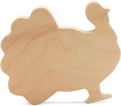 Vista 13 de Recorte de calabaza de madera gruesa de 4 x 4-3/4 pulgadas, decoración rústica de calabaza escalonada, decoración de otoño de Acción de Gracias, por
