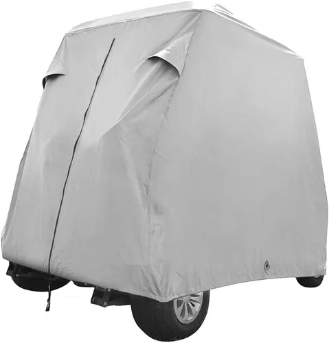 Vista 6 de Seamander Cubierta impermeable para carrito de golf 2-4 pasajeros almacenamiento a prueba de polvo para EZ Go Club Yamaha